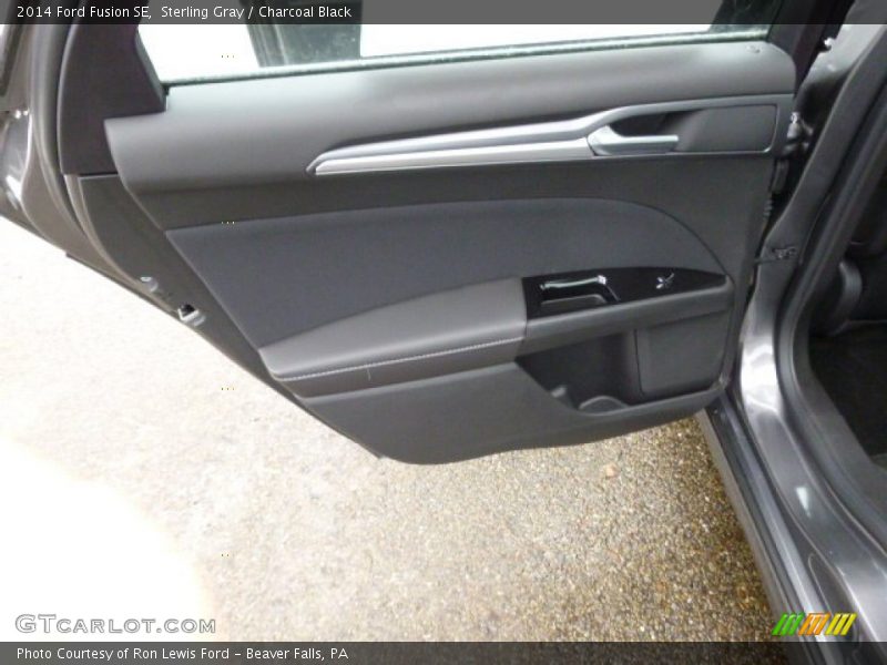 Sterling Gray / Charcoal Black 2014 Ford Fusion SE