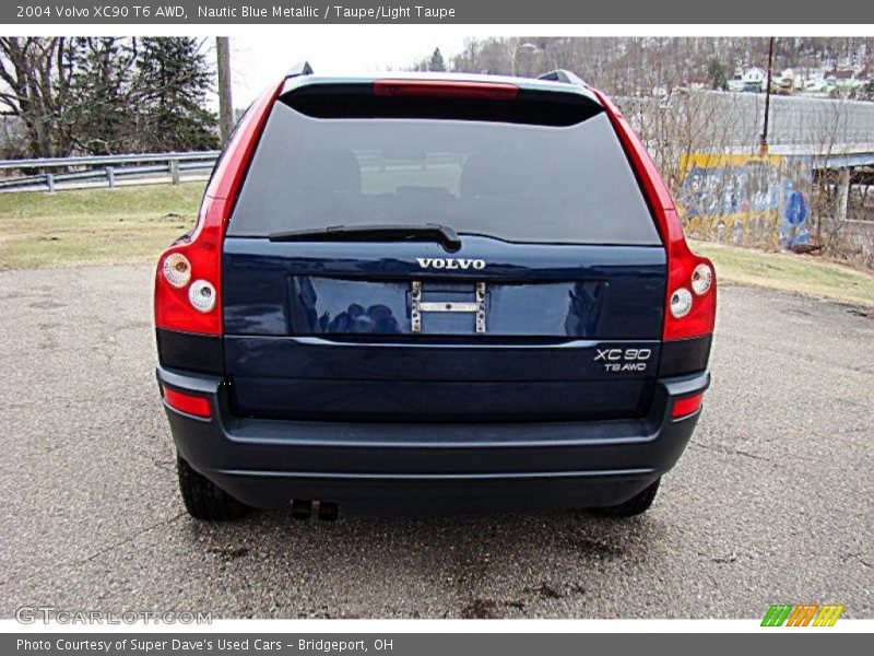 Nautic Blue Metallic / Taupe/Light Taupe 2004 Volvo XC90 T6 AWD