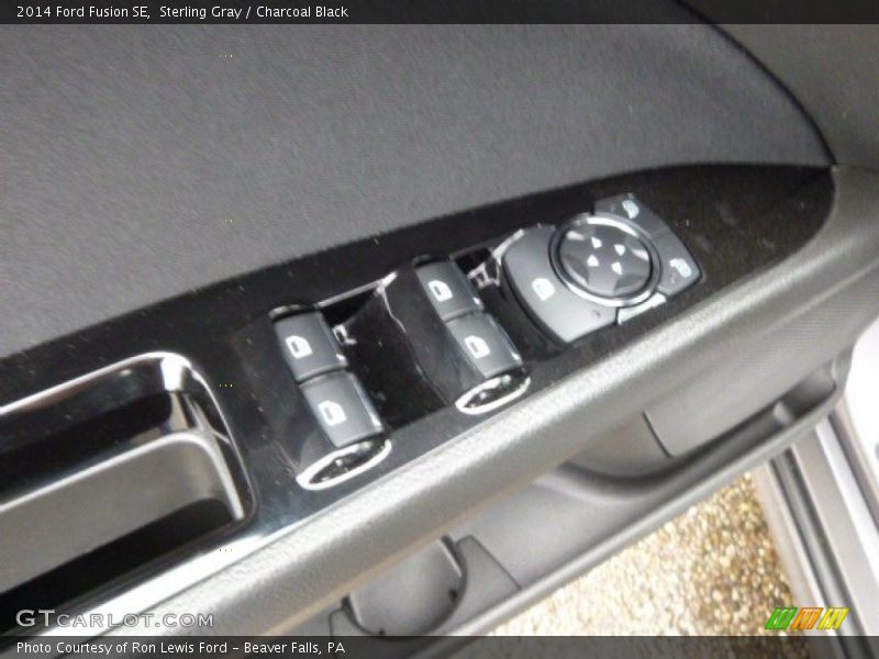 Sterling Gray / Charcoal Black 2014 Ford Fusion SE