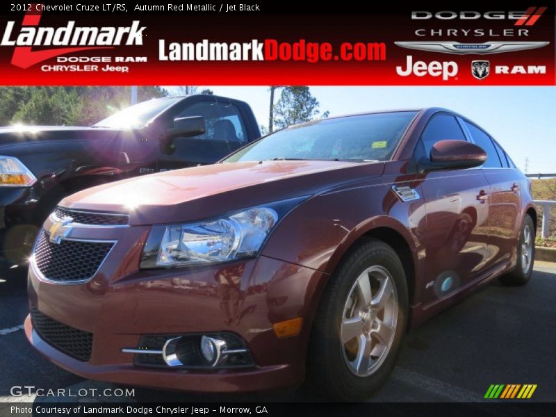 Autumn Red Metallic / Jet Black 2012 Chevrolet Cruze LT/RS