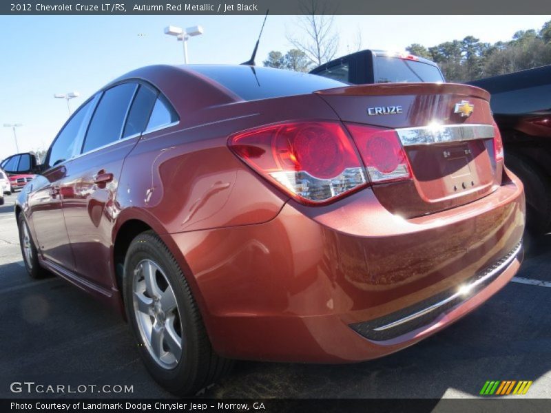 Autumn Red Metallic / Jet Black 2012 Chevrolet Cruze LT/RS