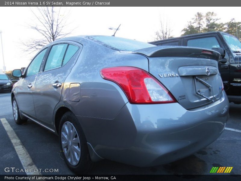 Magnetic Gray / Charcoal 2014 Nissan Versa 1.6 SV Sedan