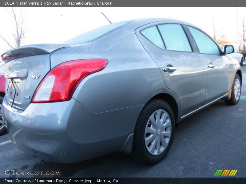 Magnetic Gray / Charcoal 2014 Nissan Versa 1.6 SV Sedan