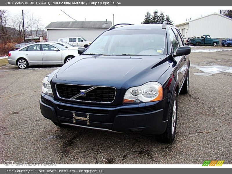 Nautic Blue Metallic / Taupe/Light Taupe 2004 Volvo XC90 T6 AWD