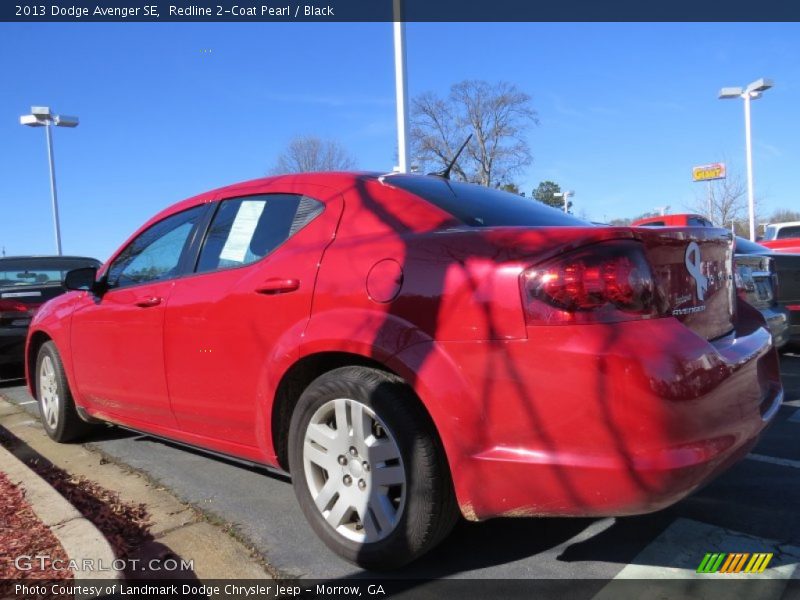 Redline 2-Coat Pearl / Black 2013 Dodge Avenger SE