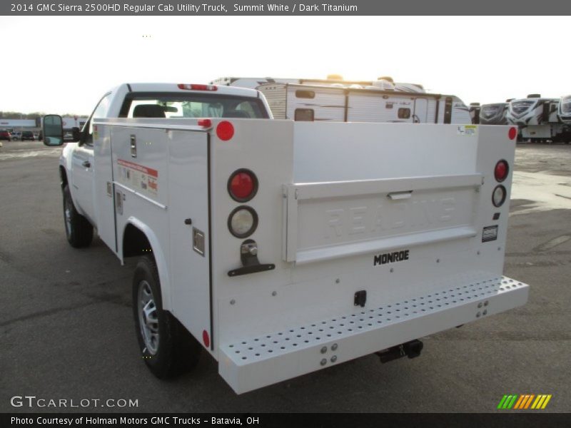 Summit White / Dark Titanium 2014 GMC Sierra 2500HD Regular Cab Utility Truck