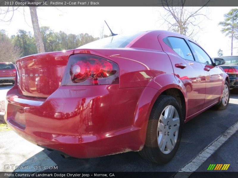 Redline 2-Coat Pearl / Black 2013 Dodge Avenger SE