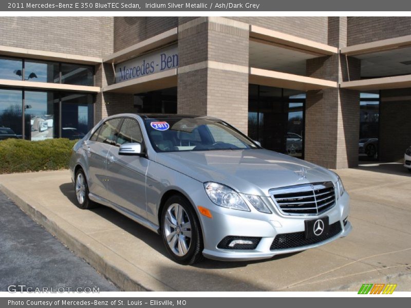 Iridium Silver Metallic / Ash/Dark Grey 2011 Mercedes-Benz E 350 BlueTEC Sedan