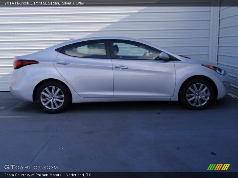 Silver / Gray 2014 Hyundai Elantra SE Sedan