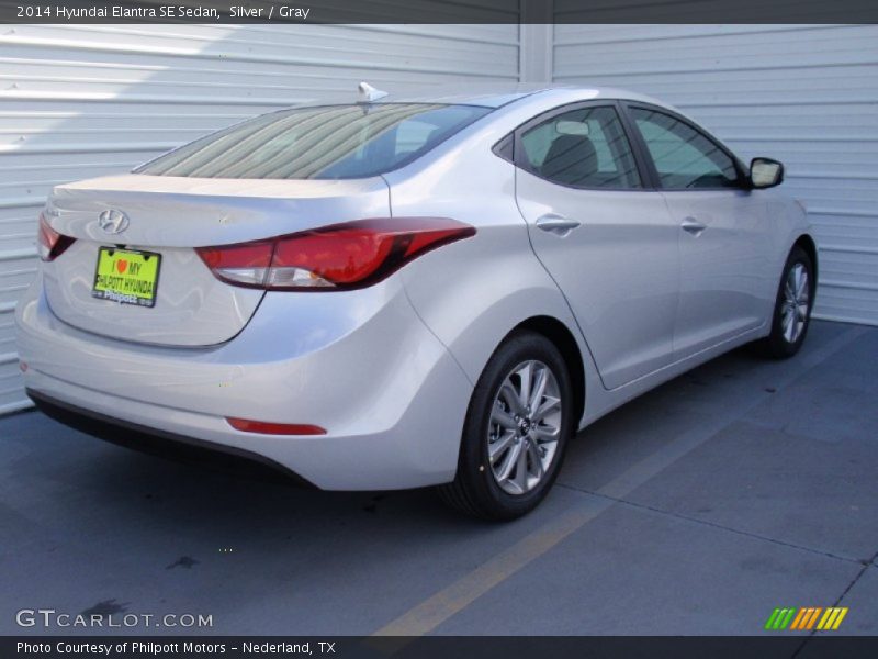 Silver / Gray 2014 Hyundai Elantra SE Sedan