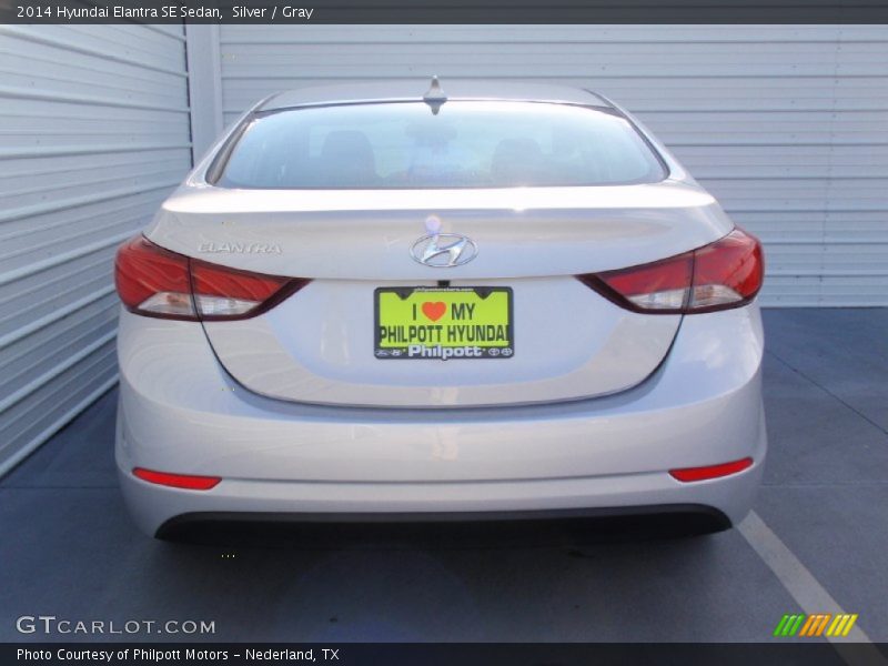 Silver / Gray 2014 Hyundai Elantra SE Sedan