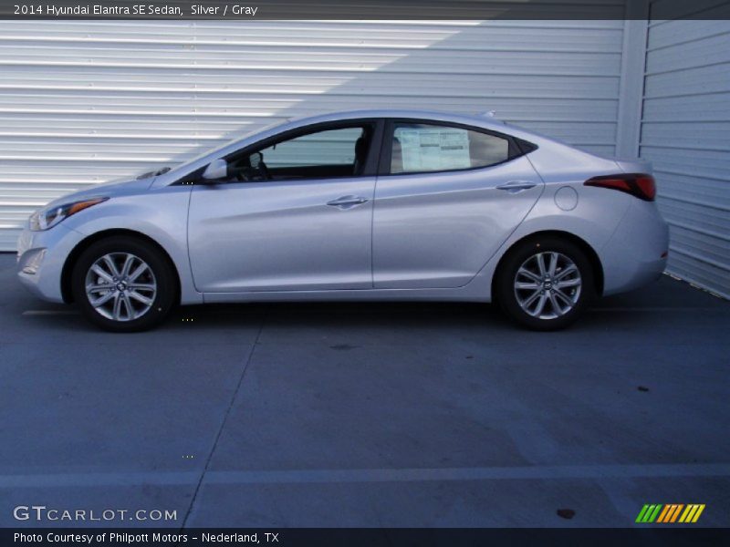 Silver / Gray 2014 Hyundai Elantra SE Sedan