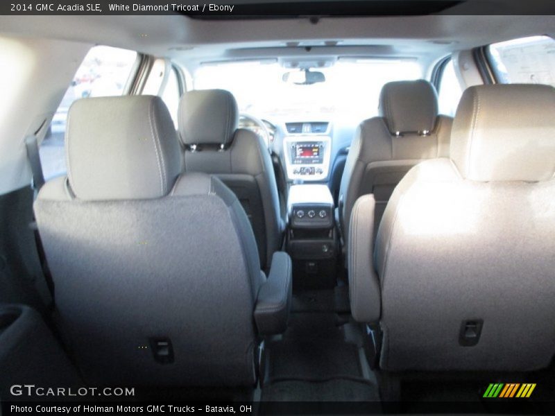 White Diamond Tricoat / Ebony 2014 GMC Acadia SLE
