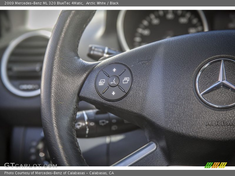 Arctic White / Black 2009 Mercedes-Benz ML 320 BlueTec 4Matic