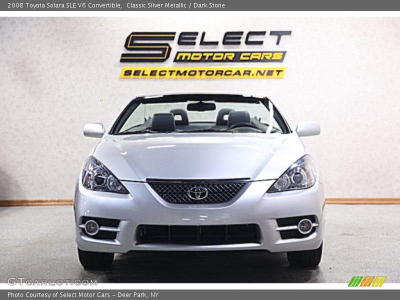Classic Silver Metallic / Dark Stone 2008 Toyota Solara SLE V6 Convertible