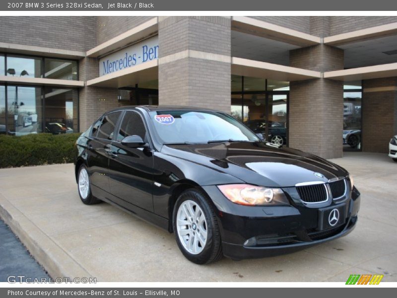 Jet Black / Black 2007 BMW 3 Series 328xi Sedan