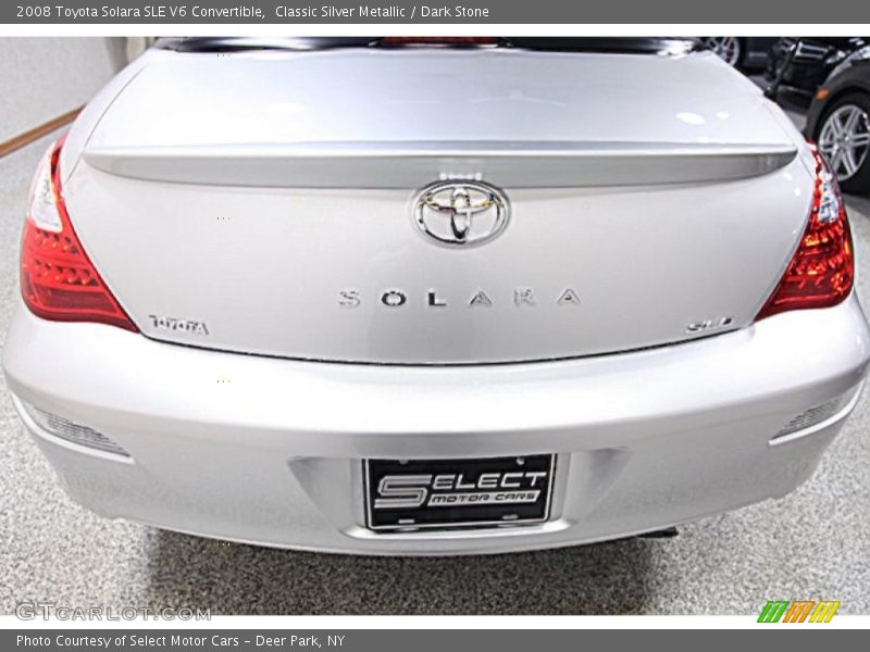 Classic Silver Metallic / Dark Stone 2008 Toyota Solara SLE V6 Convertible