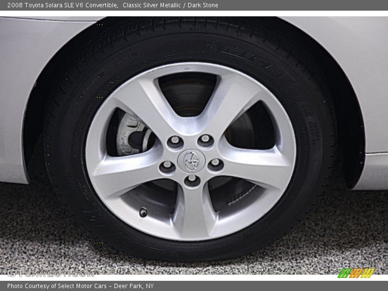 Classic Silver Metallic / Dark Stone 2008 Toyota Solara SLE V6 Convertible