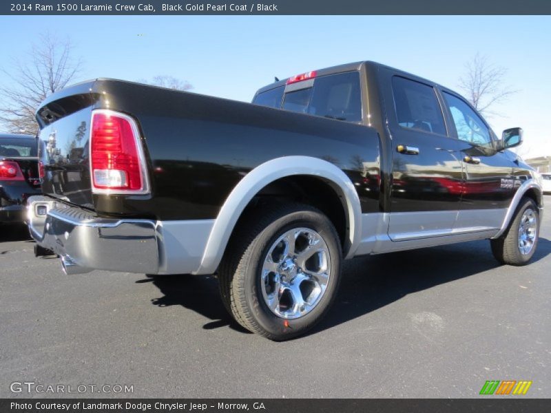  2014 1500 Laramie Crew Cab Black Gold Pearl Coat