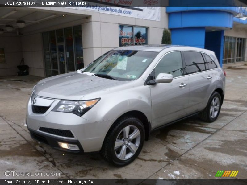 Palladium Metallic / Taupe 2011 Acura MDX