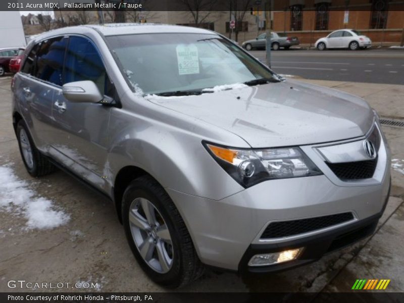 Palladium Metallic / Taupe 2011 Acura MDX