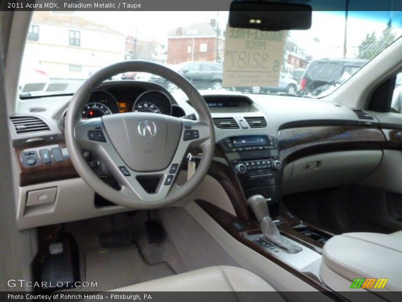 Palladium Metallic / Taupe 2011 Acura MDX