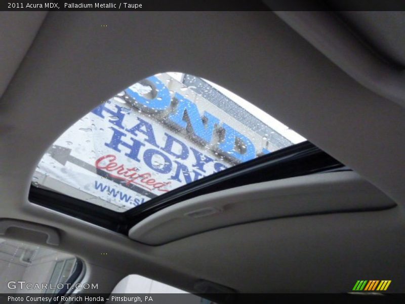 Palladium Metallic / Taupe 2011 Acura MDX