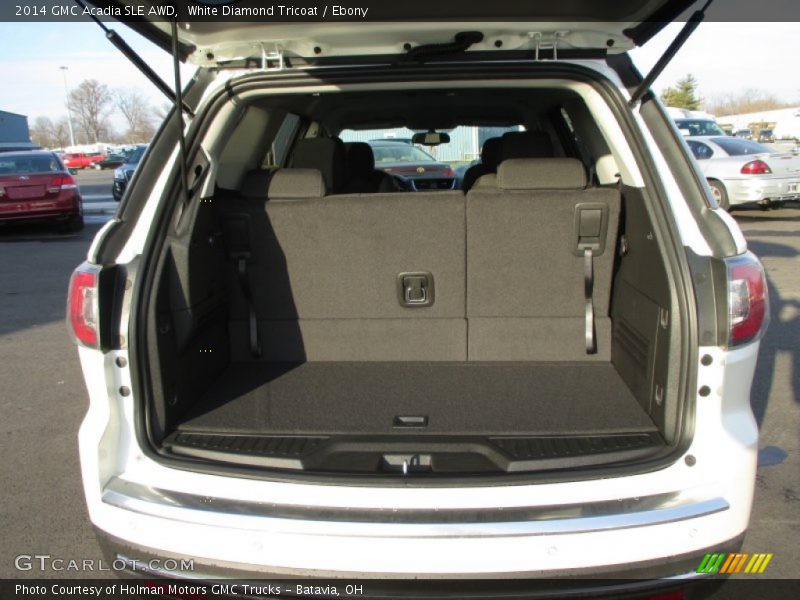 White Diamond Tricoat / Ebony 2014 GMC Acadia SLE AWD