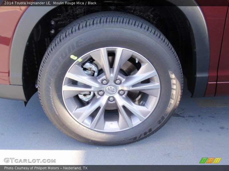  2014 Highlander LE Wheel