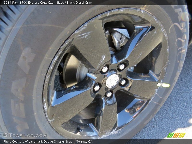 Black / Black/Diesel Gray 2014 Ram 1500 Express Crew Cab