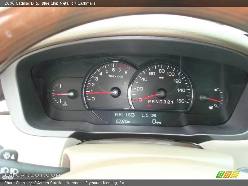 Blue Chip Metallic / Cashmere 2006 Cadillac DTS