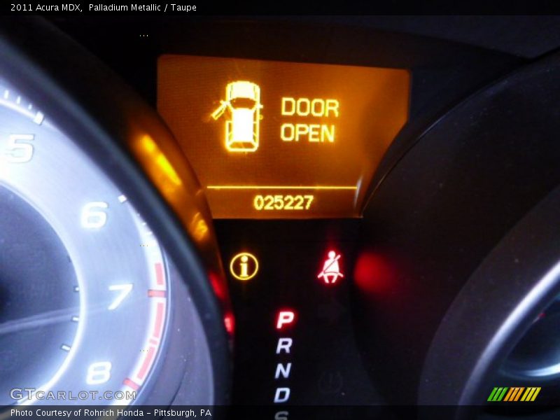 Palladium Metallic / Taupe 2011 Acura MDX