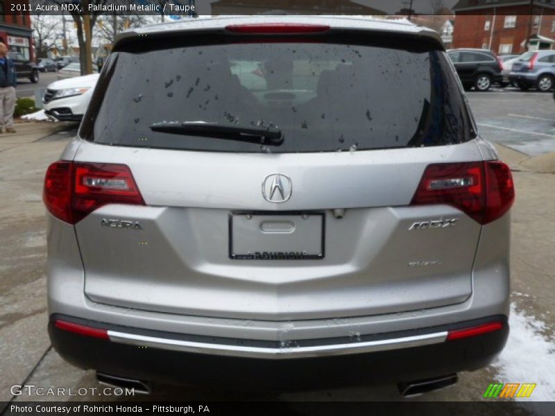 Palladium Metallic / Taupe 2011 Acura MDX