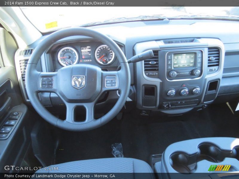 Black / Black/Diesel Gray 2014 Ram 1500 Express Crew Cab