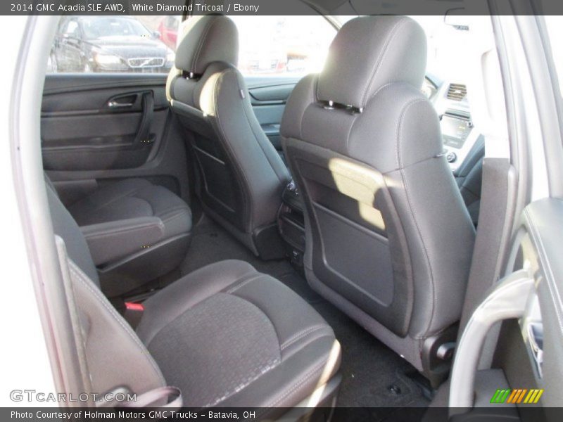 White Diamond Tricoat / Ebony 2014 GMC Acadia SLE AWD