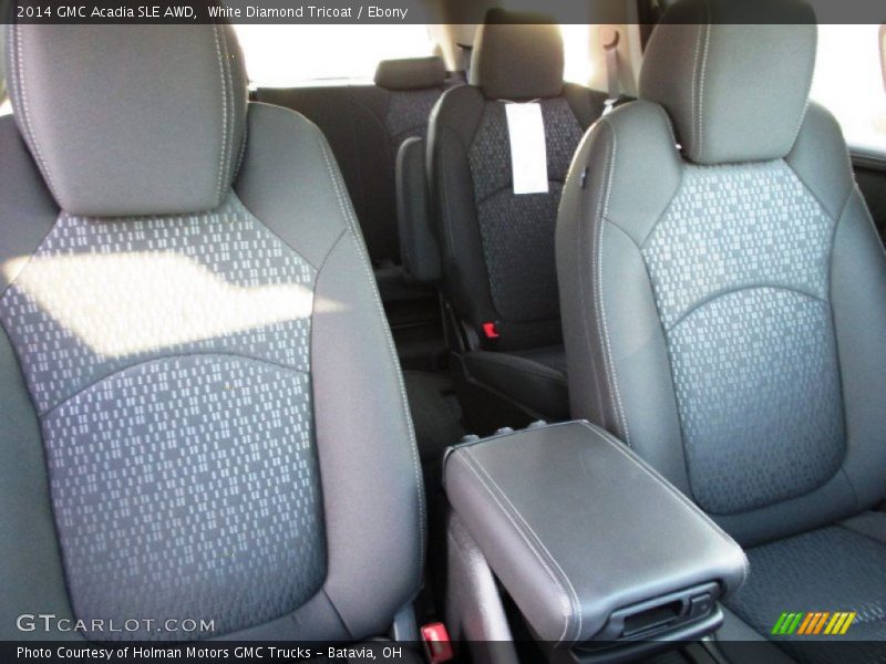 White Diamond Tricoat / Ebony 2014 GMC Acadia SLE AWD
