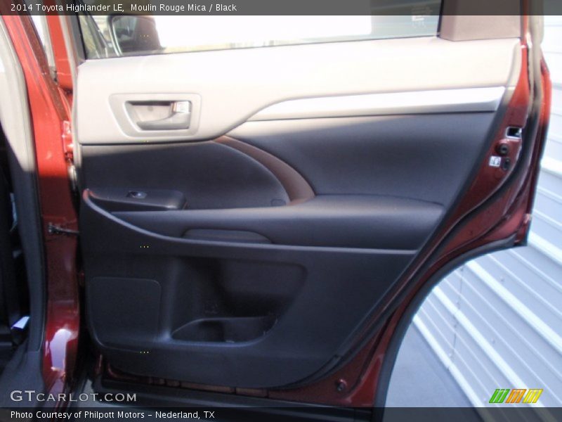 Moulin Rouge Mica / Black 2014 Toyota Highlander LE