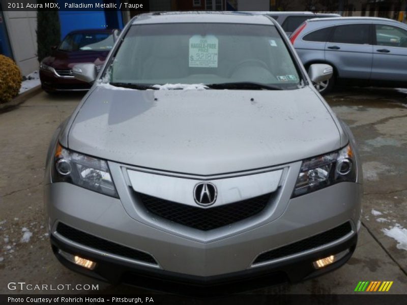 Palladium Metallic / Taupe 2011 Acura MDX