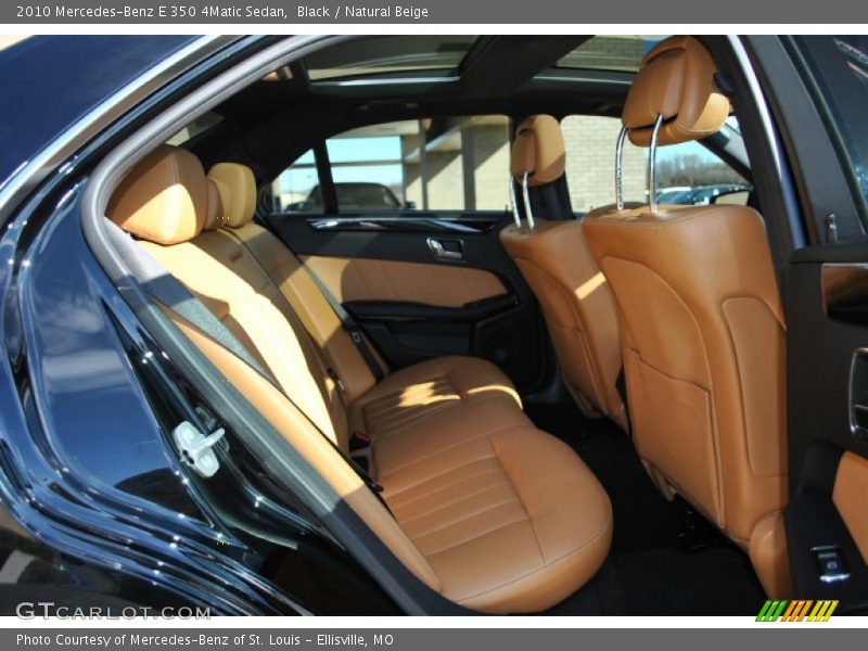 Black / Natural Beige 2010 Mercedes-Benz E 350 4Matic Sedan