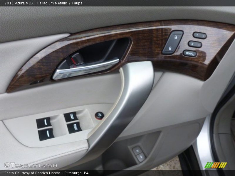 Palladium Metallic / Taupe 2011 Acura MDX