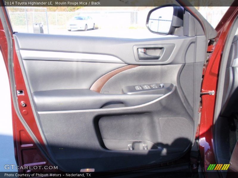 Moulin Rouge Mica / Black 2014 Toyota Highlander LE