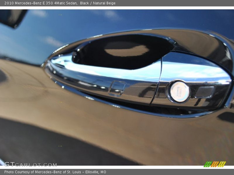 Black / Natural Beige 2010 Mercedes-Benz E 350 4Matic Sedan