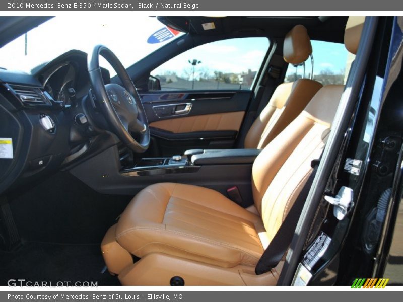 Black / Natural Beige 2010 Mercedes-Benz E 350 4Matic Sedan