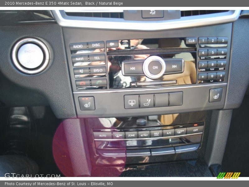 Black / Natural Beige 2010 Mercedes-Benz E 350 4Matic Sedan