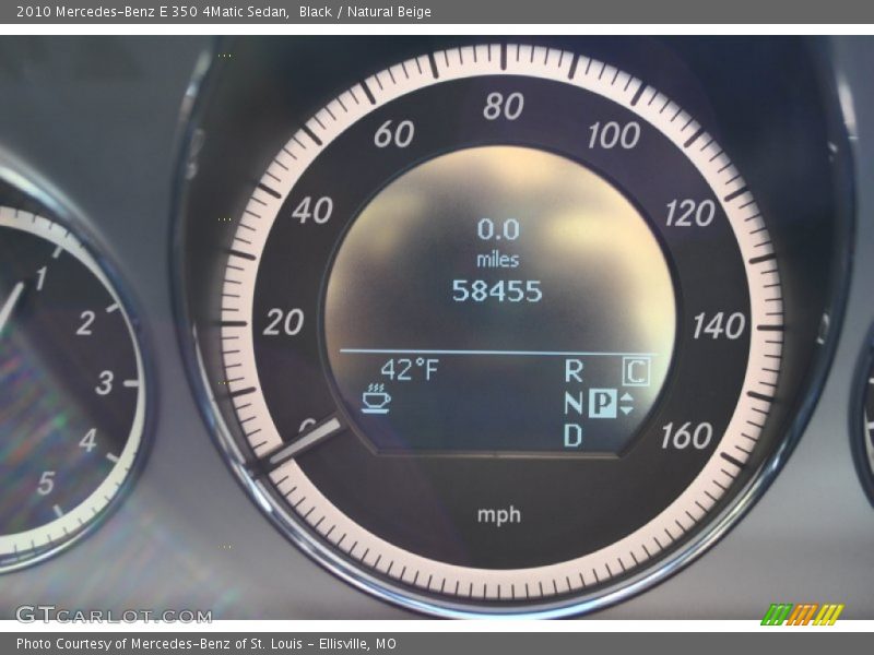 Black / Natural Beige 2010 Mercedes-Benz E 350 4Matic Sedan