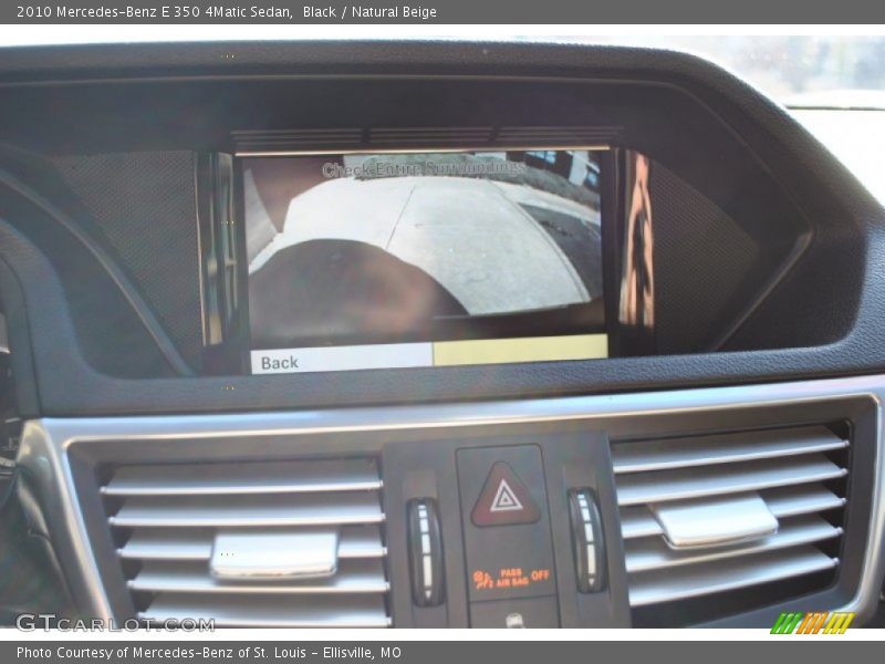 Black / Natural Beige 2010 Mercedes-Benz E 350 4Matic Sedan