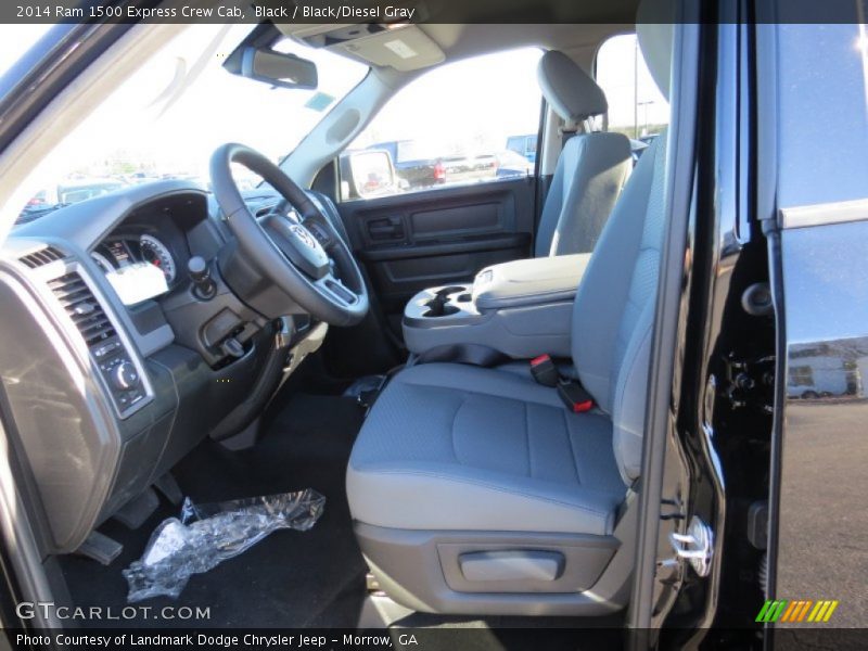 Black / Black/Diesel Gray 2014 Ram 1500 Express Crew Cab