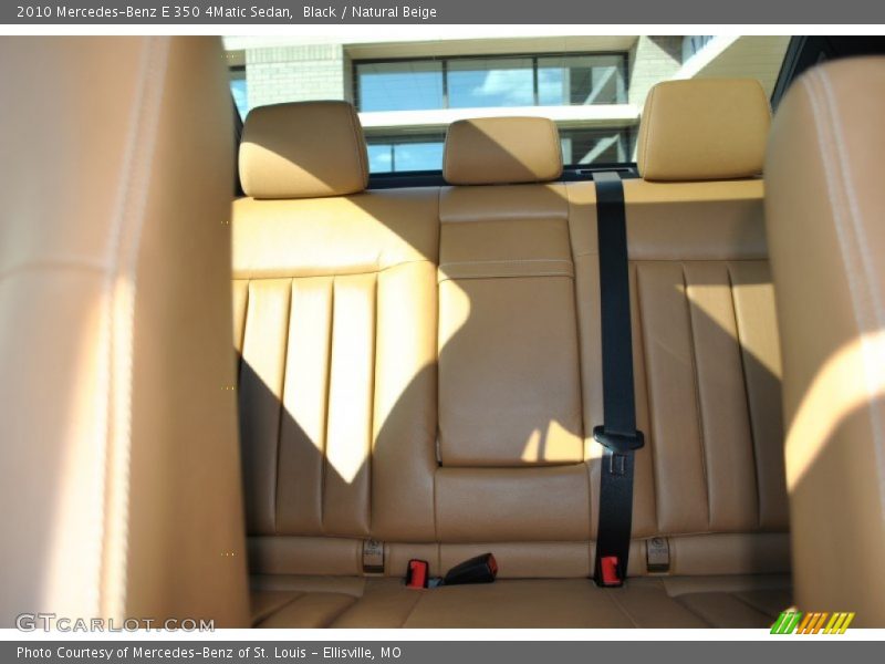 Black / Natural Beige 2010 Mercedes-Benz E 350 4Matic Sedan