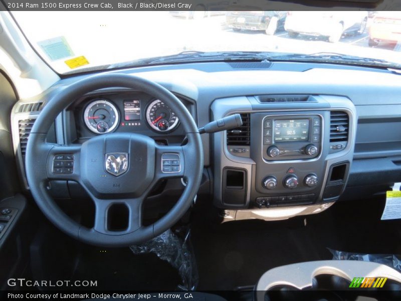 Black / Black/Diesel Gray 2014 Ram 1500 Express Crew Cab