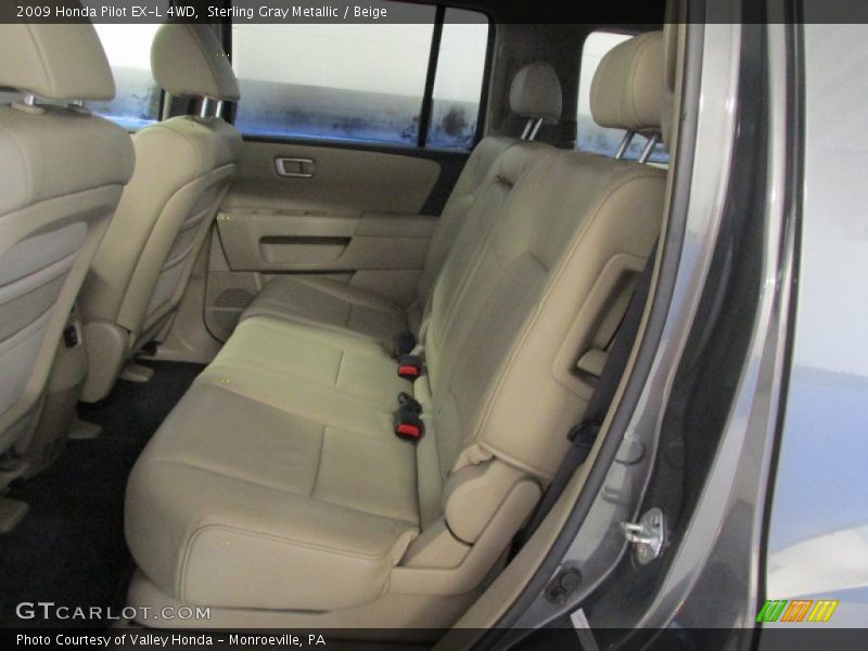 Sterling Gray Metallic / Beige 2009 Honda Pilot EX-L 4WD